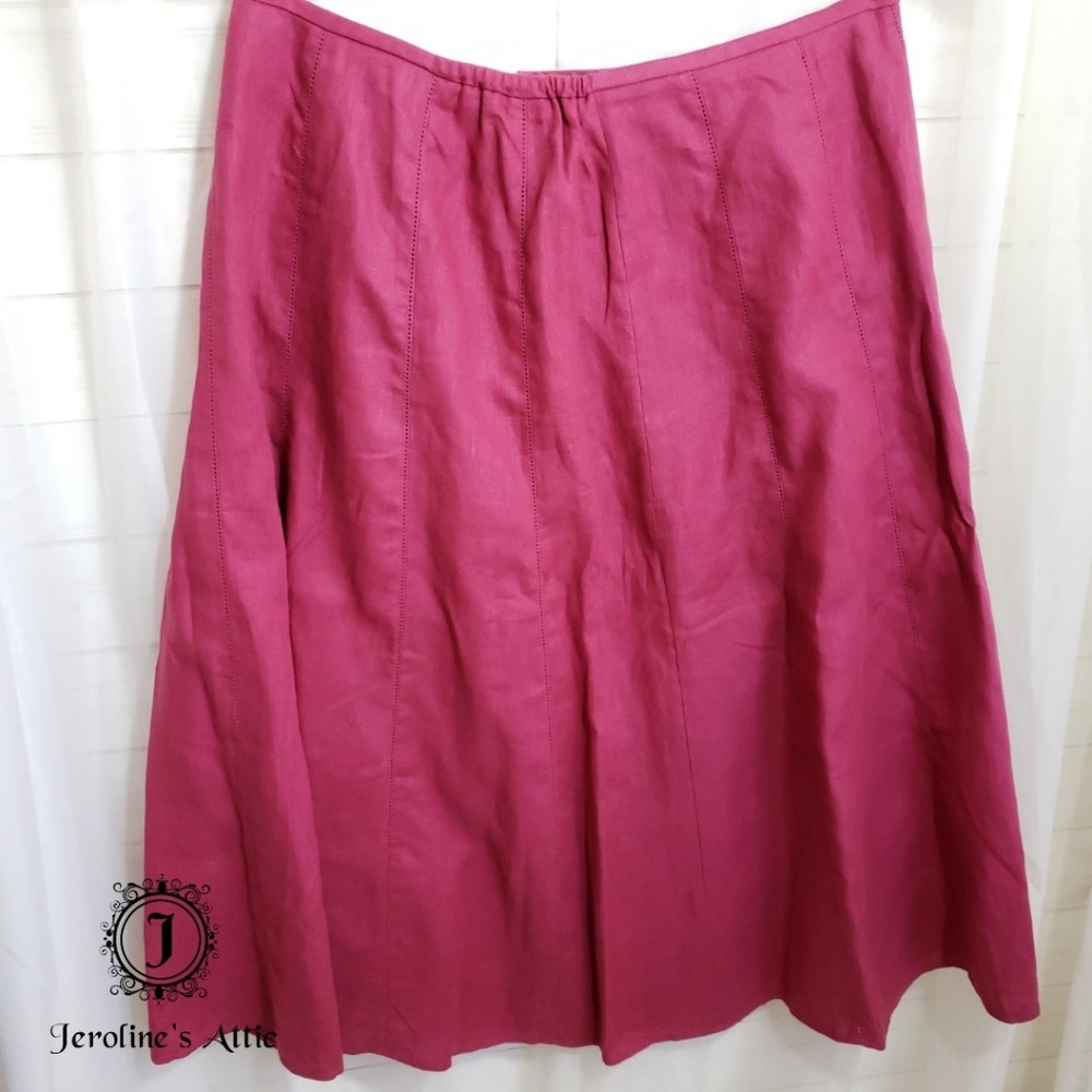 Talbots 100% Irish Linen Skirt